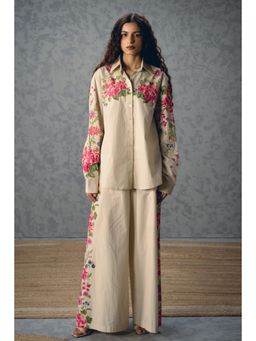 Paulmi & Harsh - Ivory Airi Women Cotton Floral Co-Ord Set