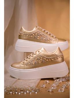 House of Vian - Ophelia Gold Sneakers