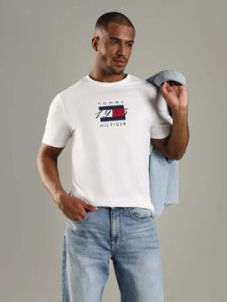 Tommy Hilfiger - Logo Regular Fit Cotton T-Shirt