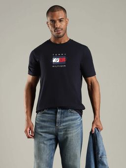 Tommy Hilfiger - Logo Regular Fit Cotton T-Shirt