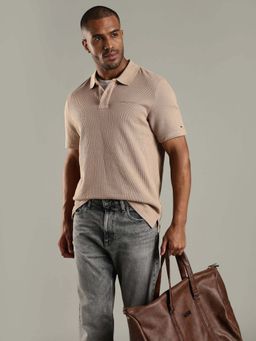 Tommy Hilfiger - Texture Regular Fit Cotton Polo T-Shirt