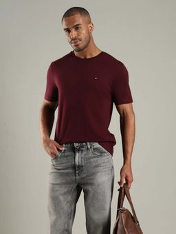 Tommy Hilfiger - Solid Regular Fit Cotton T-Shirt