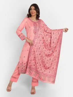 HK colours of fashion - Woven Pashmina Unstitched Dress Material (Set of 3)