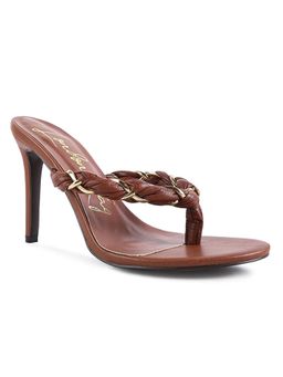 London Rag - Briaded Brown Heels