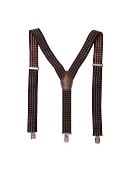 PELUCHE - Black 3 Clips Suspenders