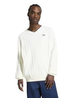 adidas Originals - Men White Solid Sweatshirt
