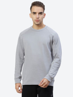 ASICS - M Mobility Knit Crew Grey Men Gym & Training T-shirts