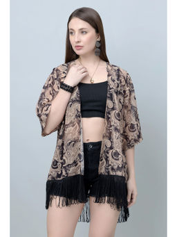 PURYS - Paisley Print Kimono