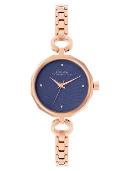 French Connection - Women's Blue Dial Analog Watch- FCN079SRGM (M)