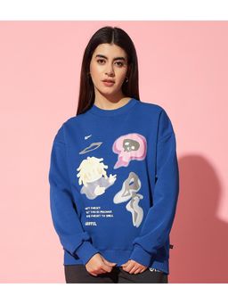 Griffel - DON'T FORGET Regular Royal Blue Sweatshirt