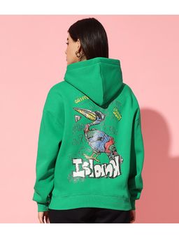 Griffel - Island Oversized Green Sweatshirt