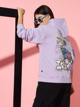 Griffel - Island Oversized Purple Sweatshirt