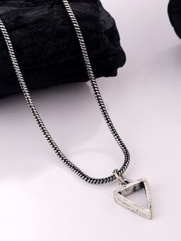 VIRAASI - Men Silver-Toned Bohemian Chain