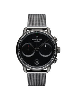 Nordgreen - Men Black Pioneer Combination Mesh Watch (PI42GMMEGUBL) (L)