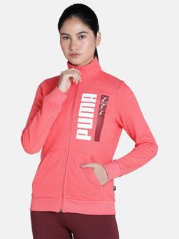Puma - Graphic Womens Pink Jacket