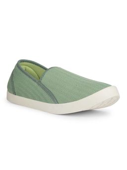 Bata - Green Women's Casual Slip-Ons