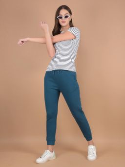 CRIMSOUNE CLUB - Women Blue Joggers