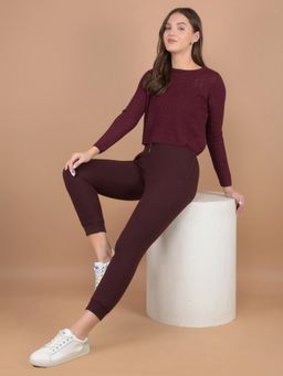 CRIMSOUNE CLUB - Women Brown Joggers