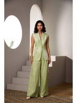 Label Deepika Nagpal - Green Bronte Co-Ord (Set of 2)