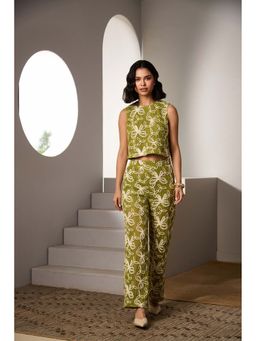 Label Deepika Nagpal - Green Noa Co-Ord (Set of 2)