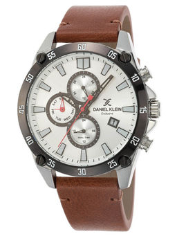 Daniel Klein - Analog Silver Dial Men's Watch-DK.1.12501-6