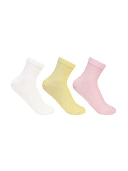 Bonjour - Silken Ankle Socks for Women (Pack of 3)