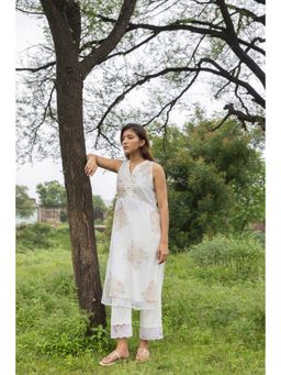 Anuvas - Mable Doriya White Kurta