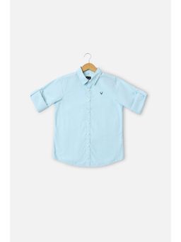 Allen Solly - Boys Blue Slim Fit Casual Shirt