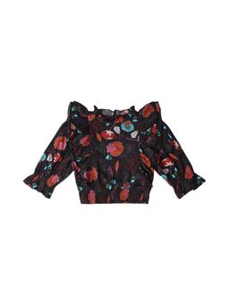 Allen Solly - Girls Multi-Color Print Casual Top