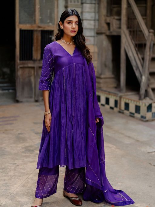 Premium Khadi Cotton 3 Pcs Salwar Set - PKSS09