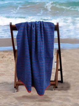 Nautica - Solid Red Ridgeport Super Soft Cotton Bath Towel (L)