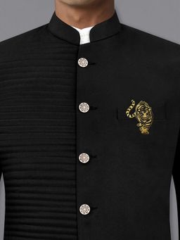 PELUCHE - Tiger Luxe Golden Stainless Steel Brooch