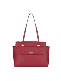 Caprese - Medium Maroon Casual Tote Handbag