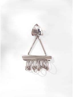 Outhouse - Gavi Helix Shoulder Grazers in Silver Finish