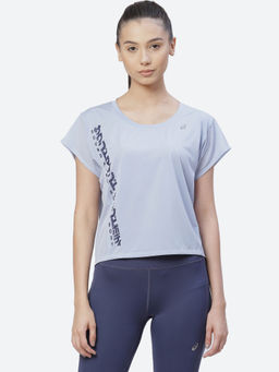 ASICS - Run Ss Blue Women Running T-shirts