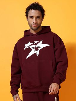 Griffel - Oversized Maroon Hoodie
