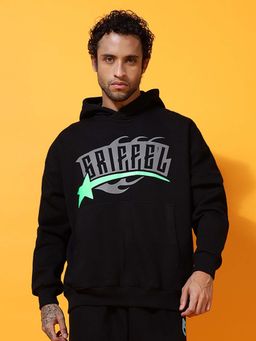 Griffel - Star Oversized Black Hoodie