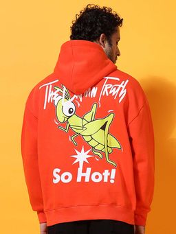 Griffel - Damn Truth Oversized Orange Hoodie