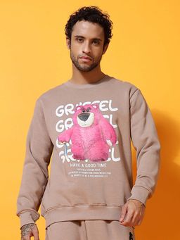 Griffel - Big Teddy Regular Fit Camel Sweatshirt