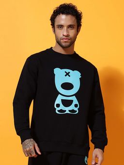 Griffel - Teddy 2.0 Regular Fit Black Sweatshirt
