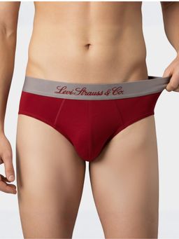 Levi's - Red Solid Regular Brief