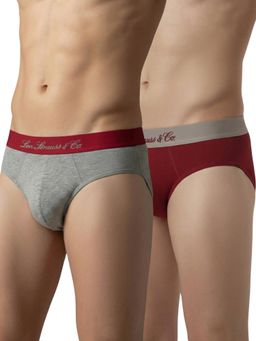 Levi's - Multi-Color Solid Regular 2 Briefs (Pack of 2)