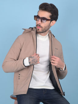CRIMSOUNE CLUB - Men Camel Beige Light Padding Jacket