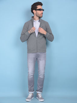 CRIMSOUNE CLUB - Men Grey Sweatshirt
