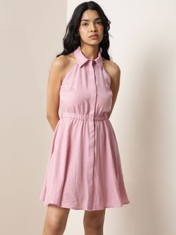 RAREISM - Solid Mistletoe Pink Dress