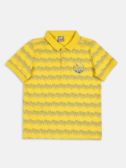Puma - Vk All Over Print Boys Yellow T-Shirts