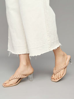 RSVP by Nykaa Fashion - Pink Bohemian Romance Thong Block Heels