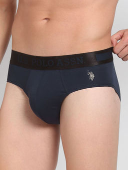 U.S. POLO ASSN. - Mid Rise Solid PB001 Premium Briefs