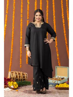 Mamicha - Shabnam Dew Black Pearl Embroidery Co-Ord Set