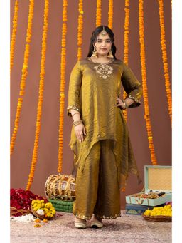 Mamicha - Crushed Golden Tilla-Work Co-Ord Set